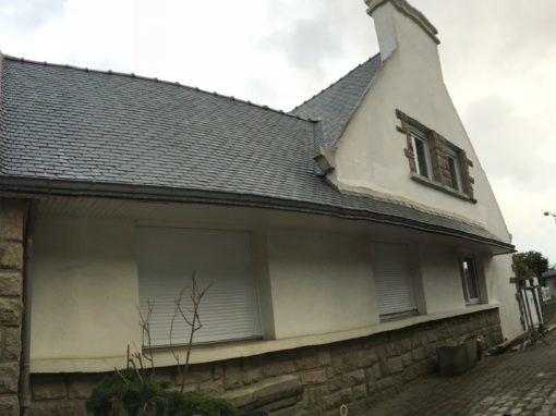 rénovation toiture maison ardoises Fouesnant (1)